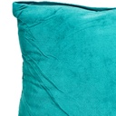 Cojín velvet turquesa 30x50cm