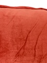 Cojín velvet naranjo 30x50cm