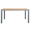Juego comedor terraza 6 sillas Erie gris