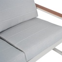 Juego living terraza Elgin champagne 3-1-1-1