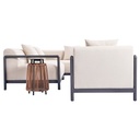 Juego living terraza Oasis 4 pzas