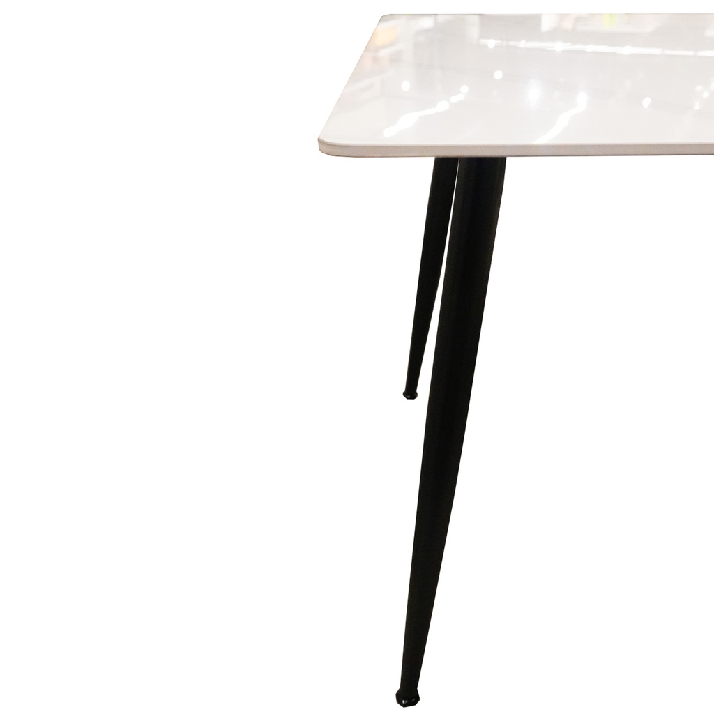 Mesa comedor 4 puestos Khissa blanco