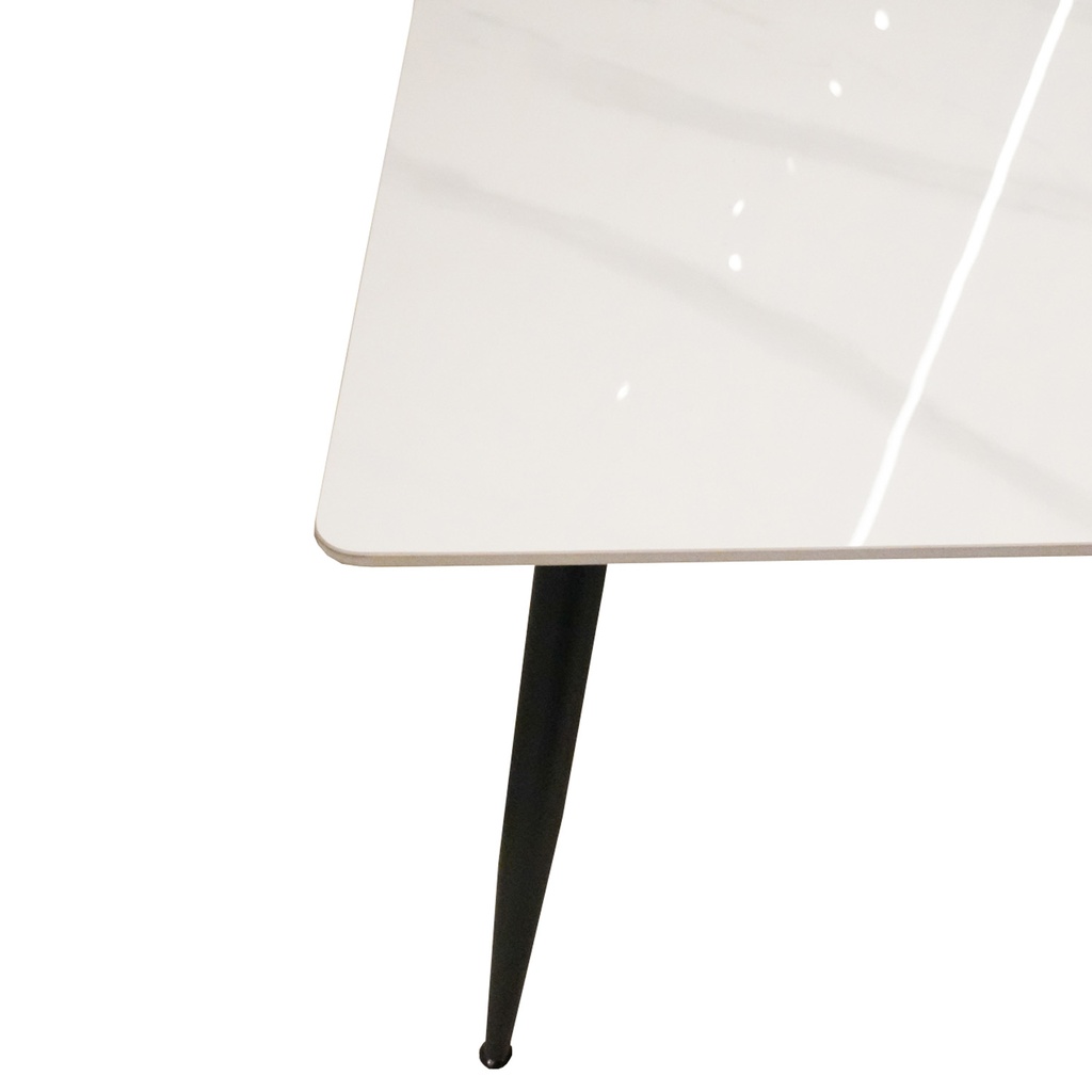 Mesa comedor 4 puestos Khissa blanco