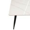 Mesa comedor 4 puestos Khissa blanco