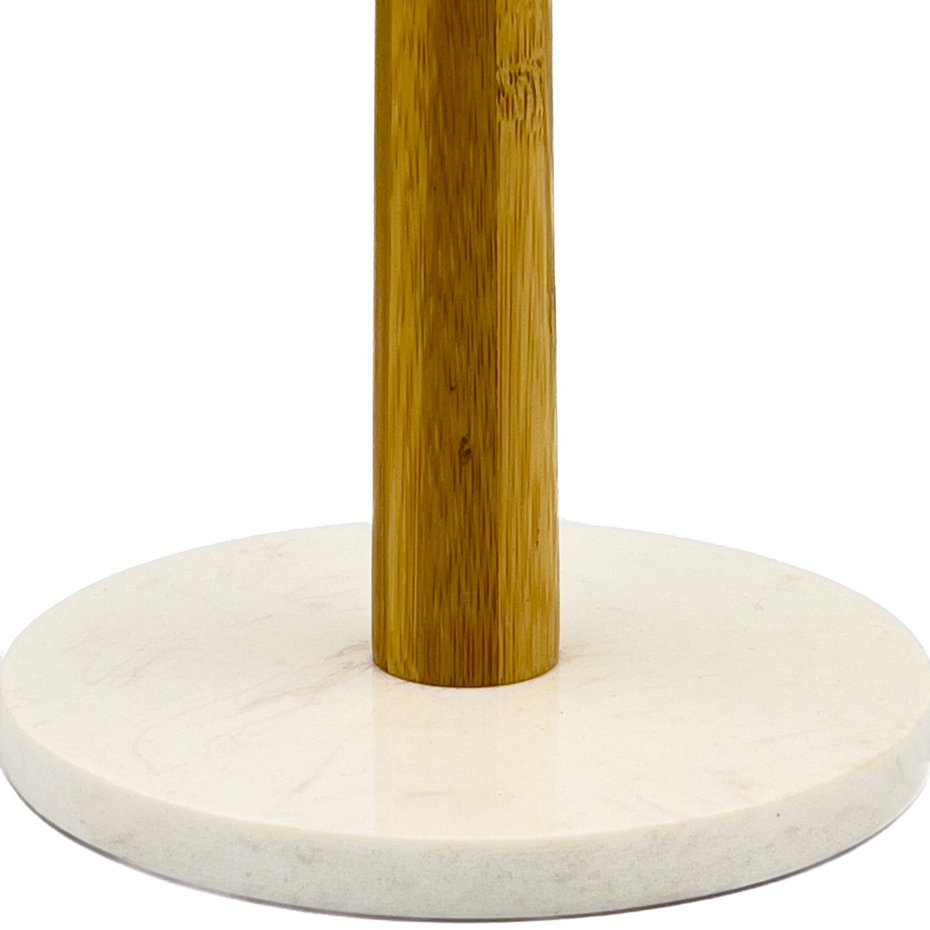 Porta toalla nova bambú mármol 15x15x30cm
