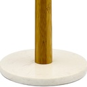 Porta toalla nova bambú mármol 15x15x30cm