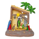 Pesebre con luz y sonido 23cm