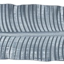 Bandeja hoja ondas 37x14cm plástica gris