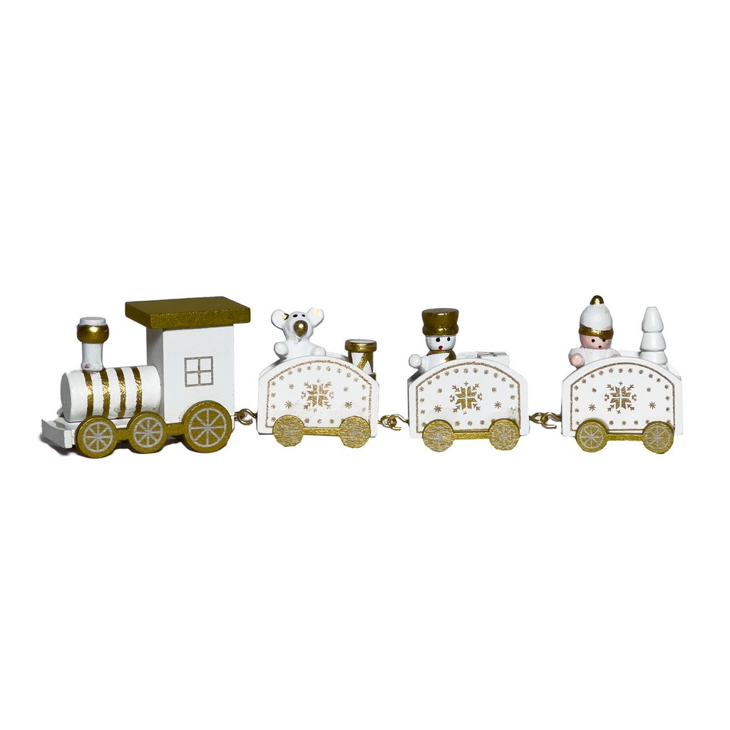 Adorno tren navideño 19,5cm