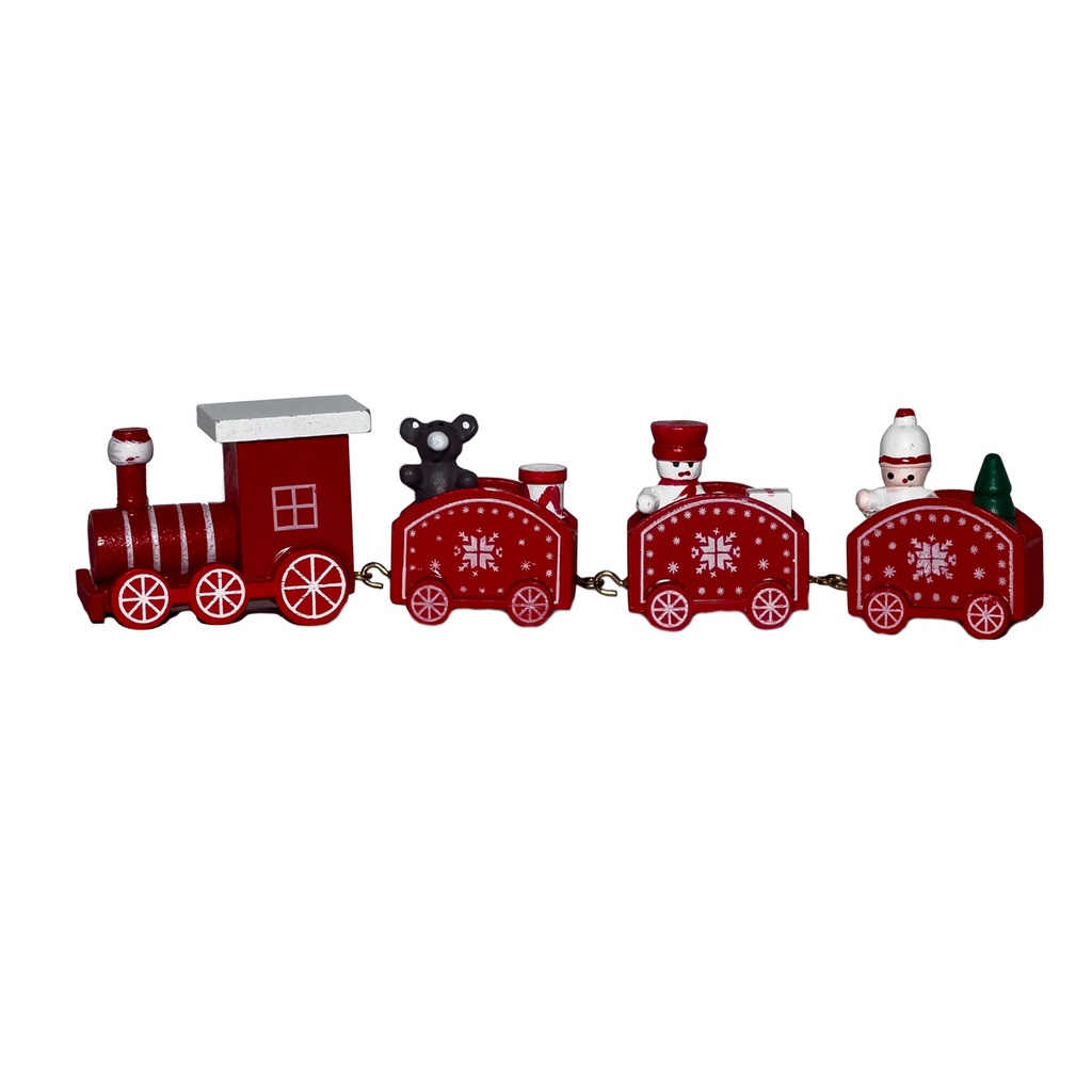 Adorno tren navideño 19,5cm