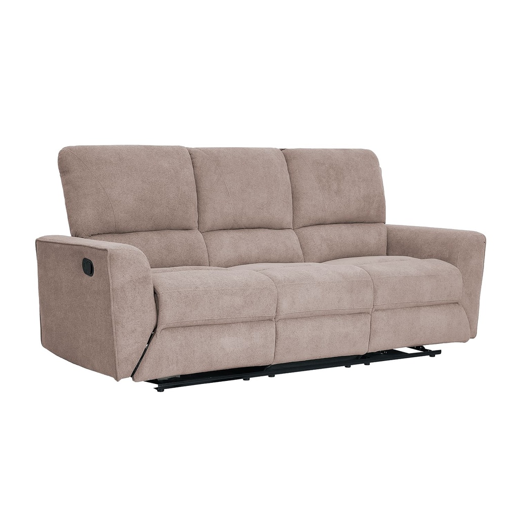 Sofá reclinable 3 cuerpos Alaska beige