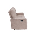 Sofá reclinable 3 cuerpos Alaska beige