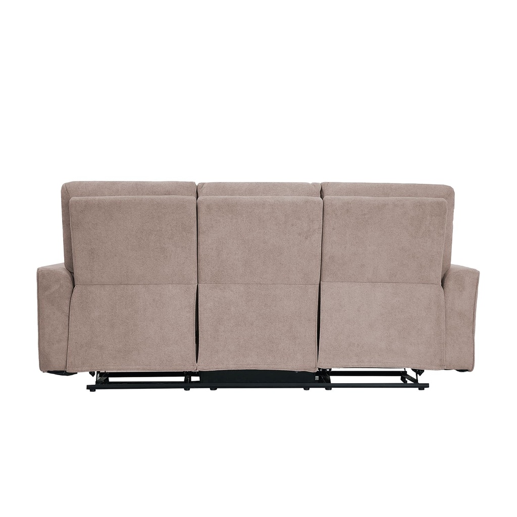 Sofá reclinable 3 cuerpos Alaska beige
