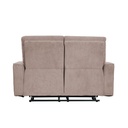 Sofá reclinable 2 cuerpos Alaska beige