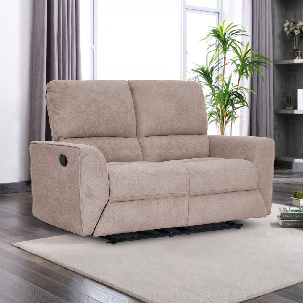 Sofá reclinable 2 cuerpos Alaska beige
