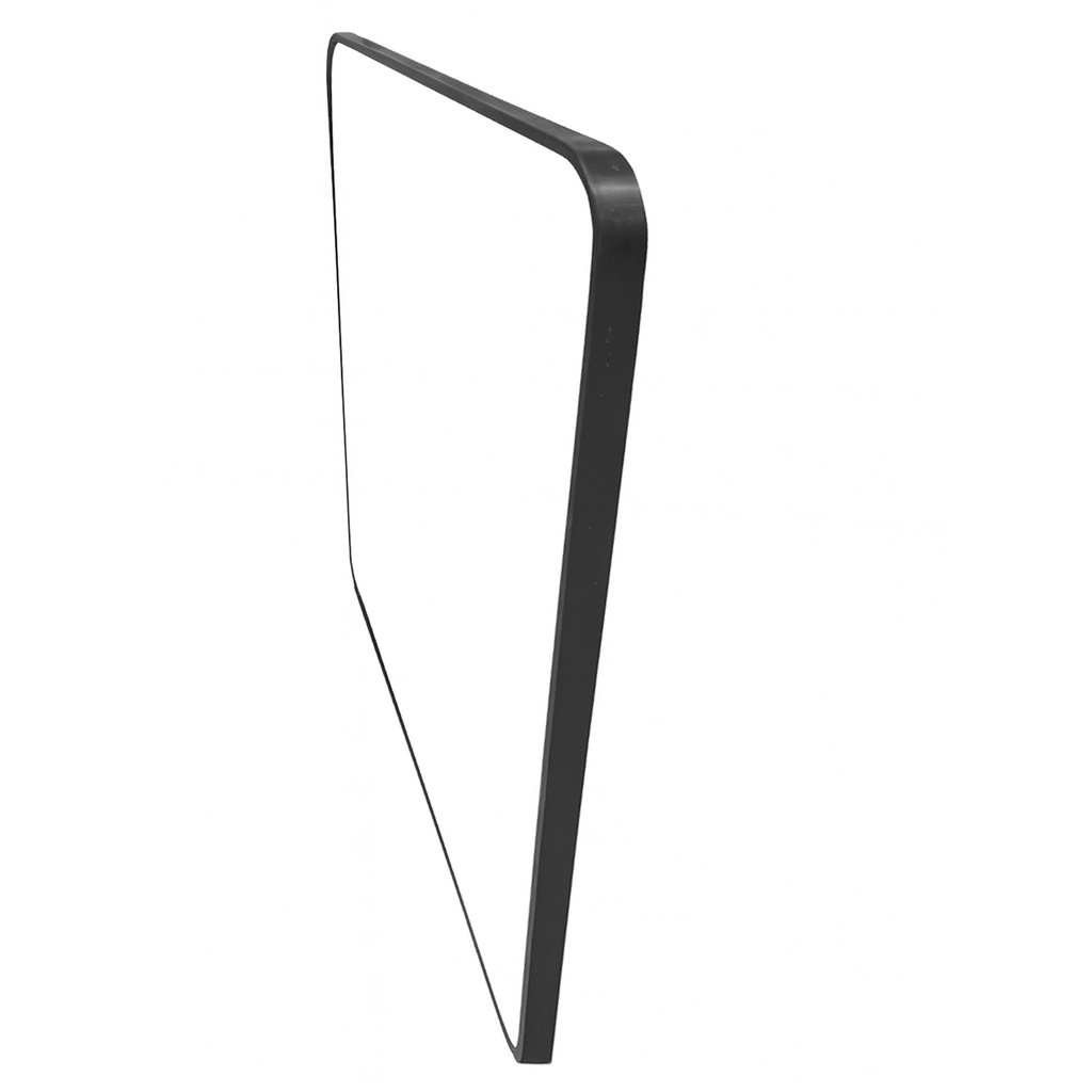 Espejo rectangular 79x59cm negro