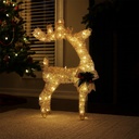 Figura navideña 50cm 50 luces LED ciervo