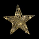 Figura navideña 30cm 20 luces LED estrella