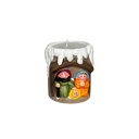 Porta velas navidad 8x7cm pesebre