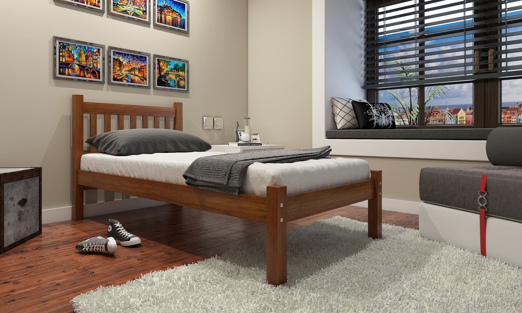Cama 1 Plaza 90X190cm