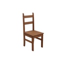 Juego de Comedor 4 Sillas Lucía Café