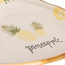 Fuente Triangular Piña 20,8cm