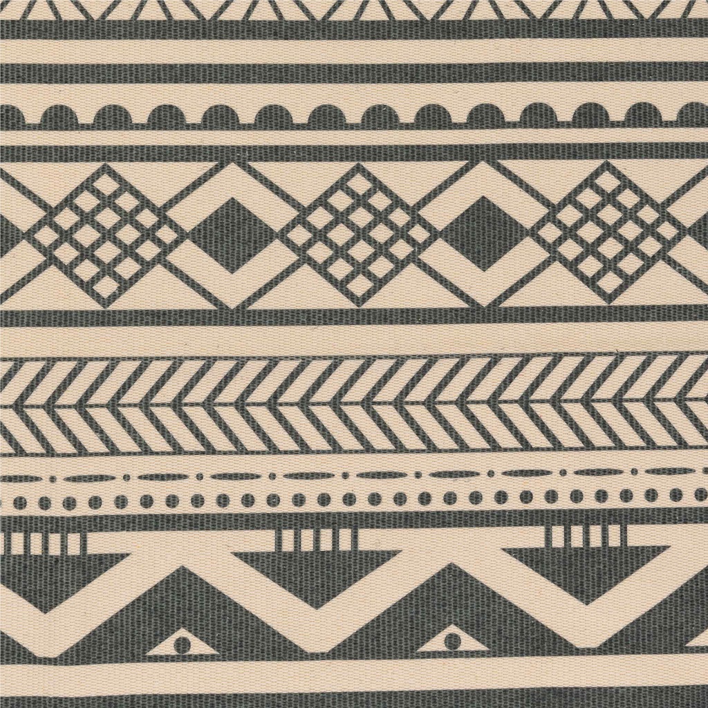 Alfombra Negra y Gris 120X180cm