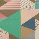 Bajada de Cama Geométrica Colores 60X90cm