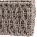 Porta Servilletas de Fibra Gris 18X18cm