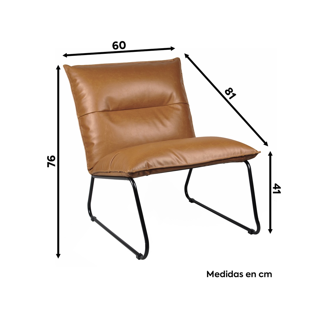 Poltrona Eco Cuero Beatrice