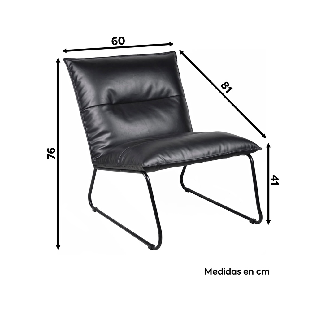 Poltrona Eco Cuero Beatrice