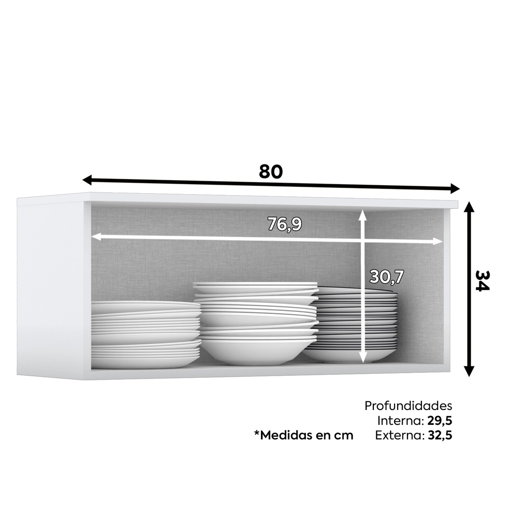 Aéreo Americana 1 Puerta 80cm