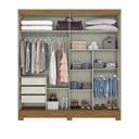 Ropero 2 Puertas Corredizas Nature/Off White