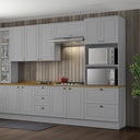 Aéreo cocina Americana gris 80cm