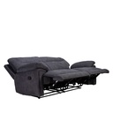 Sofá reclinable 3 cuerpos Small grafito