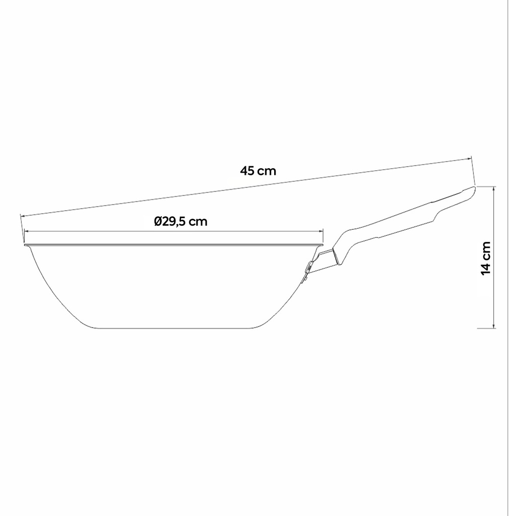 Olla Wok Loret 28cm