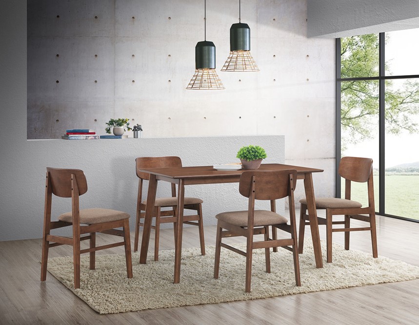 Comedor 4 sillas Morocco café