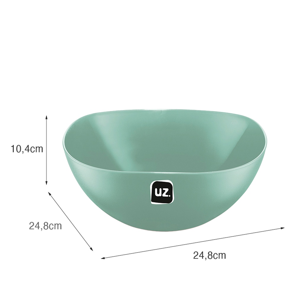 Ensaladera verde 2L