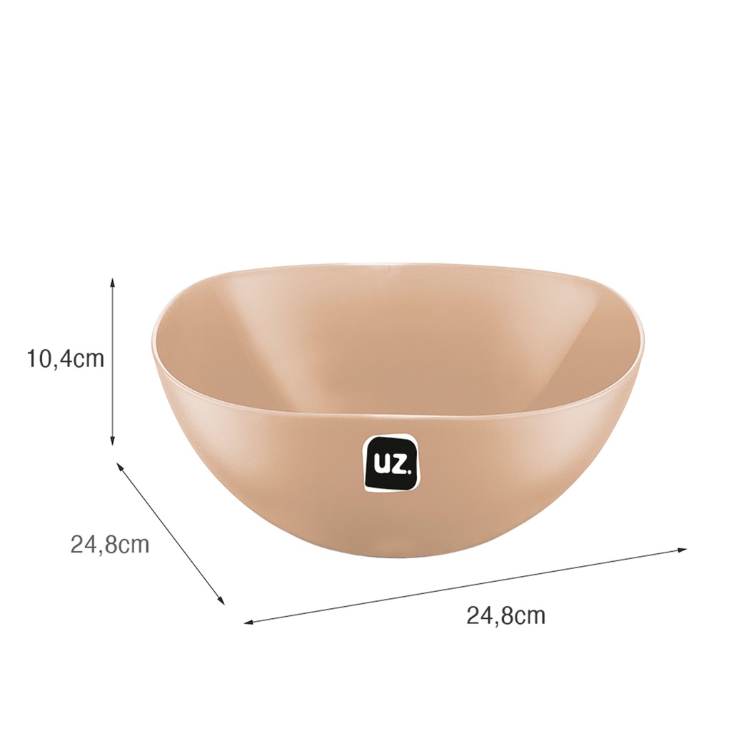Ensaladera beige 2L