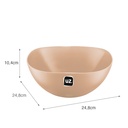 Ensaladera beige 2L