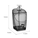 Dispensador jabón porta esponja negro