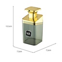 Jabonera black gold 350ml