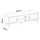 Rack Charlotte - Roble/Menta