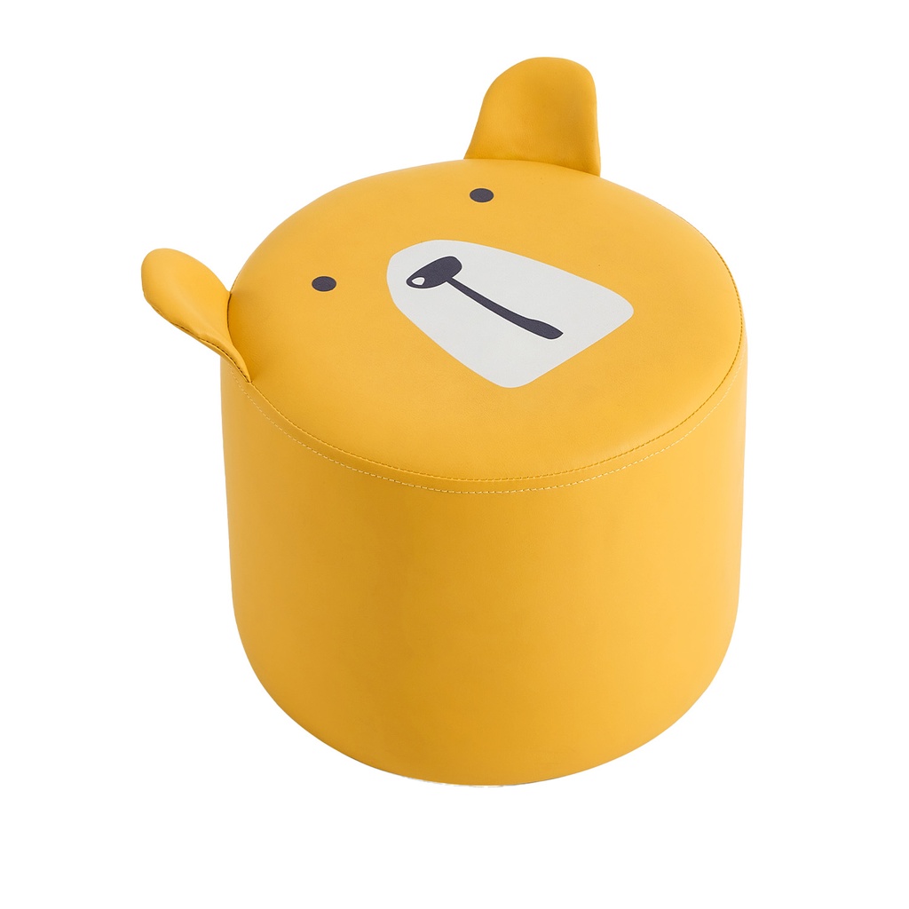 Pouf infantil amarillo