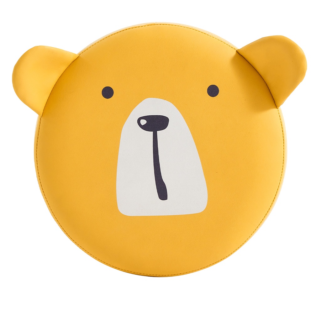 Pouf infantil amarillo