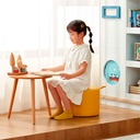 Pouf infantil amarillo
