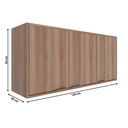 Aéreo Louise 3 Puertas 120cm