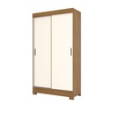 Closet Mondaí negro-blanco 2 puertas