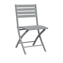 Comedor Terraza aluminio 2 sillas gris