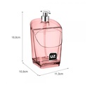 Dispensador jabón porta esponja rosado
